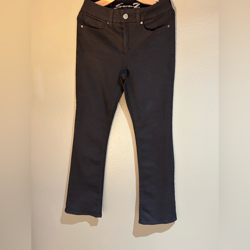 Seven jeans in black skinny. Size 10 new never worn